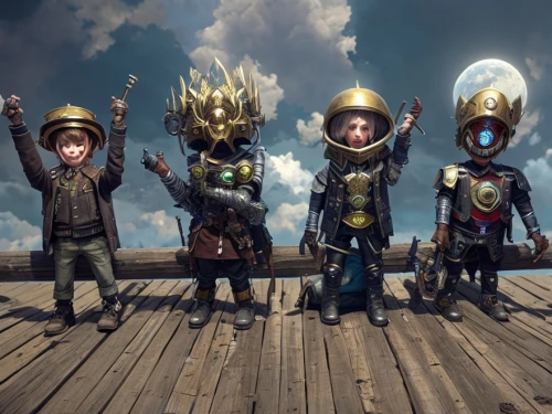 nautical children,avatars,guardians of the galaxy,scandia gnomes,massively multiplayer online role-playing game,diving helmet,costume festival,fantastic four,steampunk,holy 3 kings,skylander giants,hero academy,vikings,knights,kokoshnik,scarecrows,three kings,helmets,gold chalice,crown icons,Common,Common,Game