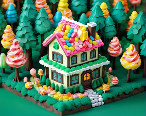 gingerbread house,fairy house,gingerbread houses,the gingerbread house,lego pastel,sugar house,whipped cream castle,fairy village,crispy house,little house,candy cauldron,house in the forest,fairy chimney,gnomes,log cabin,scandia gnomes,miniature house,christmas gingerbread,witch's house,gingerbread break,Unique,3D,Isometric
