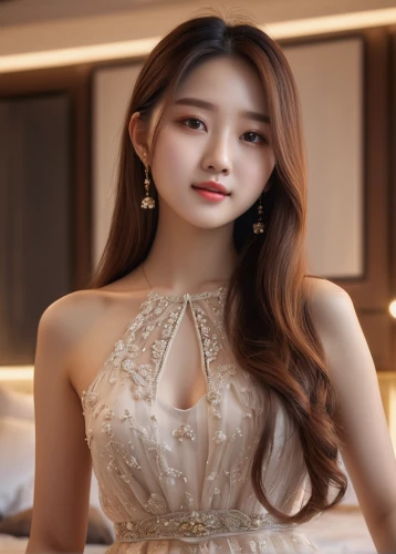 elegant,joy,gala,gown,phuquy,white velvet,hanbok,elegance,girl in a long dress,debutante,bridal,winner joy,white winter dress,bridal dress,girl in white dress,songpyeon,bridal clothing,solar,yellow rose background,seo,Photography,General,Natural