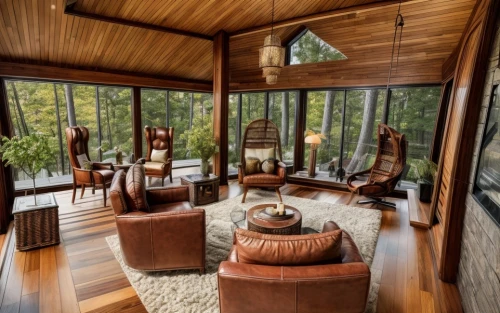 tree house hotel,the cabin in the mountains,cabin,chalet,log cabin,treehouse,tree house,family room,wood deck,log home,breakfast room,timber house,wooden sauna,livingroom,lodge,home interior,living room,mid century house,small cabin,sitting room,Interior Design,Living room,Tradition,American Arts And Crafts