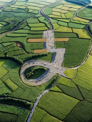 winding roads,meanders,winding road,ireland,roads,landform,meander,aerial landscape,yorkshire,northern ireland,yorkshire dales,yamada's rice fields,north yorkshire moors,wicklow,hairpins,roundabout,artistic cycling,highway roundabout,cloverleaf,aerial photography