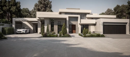 build by mirza golam pir,modern house,3d rendering,luxury home,driveway,residential house,luxury property,landscape design sydney,render,garage door,private house,large home,bendemeer estates,mansion,stucco wall,dunes house,beautiful home,underground garage,landscape designers sydney,modern architecture