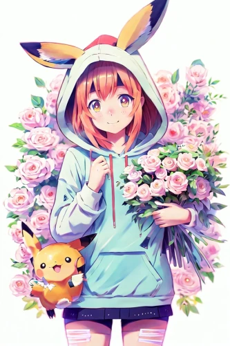 holding flowers,flower hat,picking flowers,pixaba,flower animal,spring background,pokemon,springtime background,pokémon,flower delivery,spring bouquet,flower background,girl in flowers,pikachu,easter theme,cheery-blossom,flora,sakura florals,sea of flowers,flower stand,Common,Common,Japanese Manga