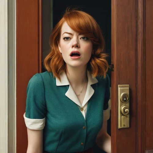 ginger rodgers,maci,redhead doll,green jacket,redheaded,retro woman,nora,in green,ginger,red-haired,retro girl,redheads,clary,in the door,60's icon,vada,british actress,piper,heather green,elevator,Photography,Documentary Photography,Documentary Photography 06
