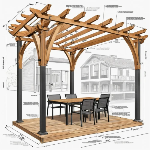 pergola,outdoor table,burr truss,dog house frame,roof truss,wood structure,wooden frame construction,outdoor structure,gazebo,pop up gazebo,wooden beams,outdoor table and chairs,sawhorse,patio furniture,outdoor dining,beer tables,garden furniture,framework,outdoor grill rack & topper,outdoor furniture,Unique,Design,Infographics