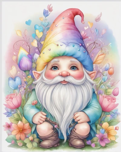 valentine gnome,gnome,scandia gnome,garden gnome,gnomes,gnome ice skating,christmas gnome,scandia gnomes,dwarf,rainbow rabbit,gnomes at table,gnome and roulette table,father frost,dwarf sundheim,gnome skiing,fairy tale character,the wizard,male elf,claus,fantasy portrait,Illustration,Realistic Fantasy,Realistic Fantasy 02