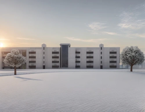 dormitory,3d rendering,appartment building,new housing development,apartment complex,apartments,dessau,render,apartment buildings,snow landscape,north american fraternity and sorority housing,white buildings,new-ulm,borås,espoo,snowy landscape,white turf,apartment building,apartment blocks,hotel complex,Common,Common,Natural