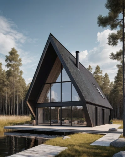 house in the forest,inverted cottage,timber house,cubic house,wooden house,the cabin in the mountains,summer house,danish house,small cabin,dunes house,folding roof,forest chapel,modern architecture,frame house,house in the mountains,summer cottage,eco-construction,modern house,house with lake,scandinavian style