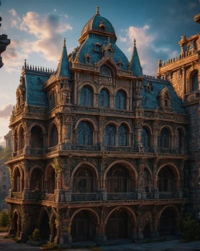 castle of the corvin,fairy tale castle,water castle,gold castle,europe palace,stone palace,castelul peles,palace,dragon palace hotel,city palace,castel,castle,ghost castle,fairytale castle,medieval architecture,3d render,grand master's palace,3d fantasy,the palace,haunted castle,Photography,General,Fantasy