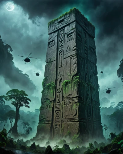 druid stone,monolith,ancient city,obelisk tomb,mausoleum ruins,egyptian temple,megaliths,karnak,megalith,necropolis,tower of babel,the ancient world,stelae,ancient civilization,ancient egypt,artemis temple,easter island,stele,obelisk,the ruins of the,Illustration,Realistic Fantasy,Realistic Fantasy 47