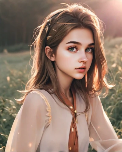 mystical portrait of a girl,fantasy portrait,romantic look,girl portrait,romantic portrait,natural cosmetic,cinnamon girl,portrait background,mary-gold,young girl,enchanting,autumn background,little girl in wind,golden autumn,child fairy,golden light,vanessa (butterfly),world digital painting,girl drawing,portrait of a girl
