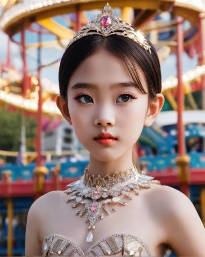doll's facial features,asian costume,japanese doll,hanbok,princess' earring,a princess,quinceañera,model doll,tiara,oriental princess,the japanese doll,princess crown,female doll,miss vietnam,asian vision,asian,barbie doll,taiwanese opera,cinderella,doll looking in mirror
