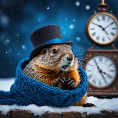 winter animals,groundhog,winter background,animals play dress-up,groundhog day,amur hedgehog,chilling squirrel,relaxed squirrel,christmasbackground,christmas animals,squirell,winter hat,musical rodent,christmas snowy background,winter time,winter mood,winter magic,winter clothing,christmas messenger,winter clothes,Photography,General,Fantasy
