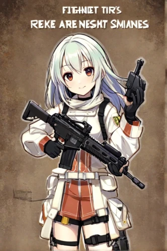 ar-15,kantai,firearms,rifle,carbine,war veteran,reinforcement,full metal,assault rifle,holding a gun,semi-automatic gun,pointing gun,gi,combat medic,semi-automatic,riffle,negev,fighting stance,armed forces,gun accessory