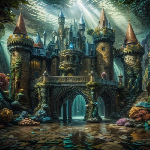 3d fantasy,fantasy landscape,fantasy picture,fairy tale castle,fantasy world,fantasy art,fantasy city,fairy world,fairy village,fairytale castle,fairy tale,children's fairy tale,dream world,wonderland,water castle,cartoon video game background,castle of the corvin,world digital painting,fairytale,enchanted forest