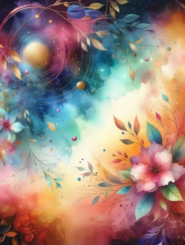 floral background,watercolor floral background,floral digital background,japanese floral background,fairy galaxy,flower background,flower painting,colorful background,colorful floral,cosmic flower,flowers celestial,watercolor background,tropical floral background,full hd wallpaper,background colorful,fairy world,falling flowers,chrysanthemum background,butterfly background,splendor of flowers