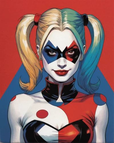 harley quinn,harley,super heroine,comic hero,super woman,comic characters,marvelous,supervillain,goddess of justice,comic book bubble,comic book,comic books,mystique,head woman,superhero background,power icon,evil woman,comicbook,comiccon,comic-con,Illustration,American Style,American Style 11