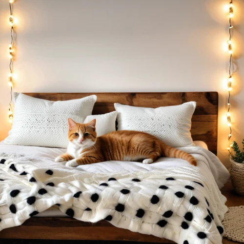 warm and cozy,ginger kitten,ginger cat,fairy lights,string lights,hygge,cozy,cat in bed,duvet cover,bedding,red tabby,cat resting,cat bed,christmas cat,christmas room,bed linen,sleeping pad,warmth,baby bed,futon pad,Photography,General,Natural