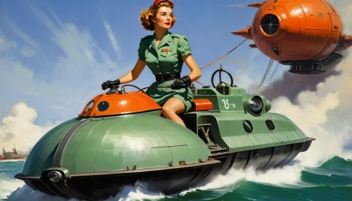 diving bell,coast guard inflatable boat,sea scouts,flying boat,patrol,safety buoy,marine electronics,inflatable boat,retro pin up girls,aquanaut,lifeboat,rigid-hulled inflatable boat,motor torpedo boat,submersible,coast guard,retro pin up girl,pin-up girls,patrol suisse,landing craft,usn,Illustration,Retro,Retro 09