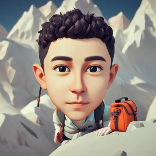 mountain guide,mountain rescue,animated cartoon,snow mountain,clay animation,mountain climber,alpine climbing,ice climbing,nunatak,snow mountains,ski mountaineering,gongga snow mountain,the spirit of the mountains,mountain world,hiker,climbing helmet,low-poly,mountain boots,growth icon,mountain fink