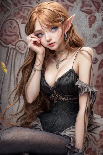 fairy tale character,fantasy portrait,fantasy art,fae,gothic portrait,gothic woman,gothic style,fantasy girl,gothic fashion,faery,fantasy woman,cinderella,faerie,fantasy picture,vanessa (butterfly),redhead doll,rapunzel,celtic queen,fairytale characters,gothic,Common,Common,Natural