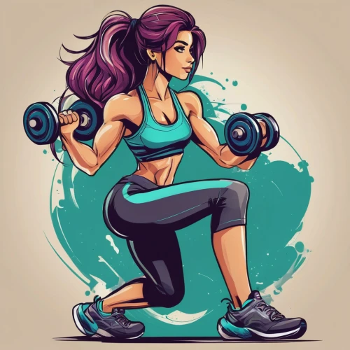 strong woman,muscle woman,workout icons,workout items,strong women,vector illustration,dumbbells,woman strong,sports exercise,fitness coach,gym girl,exercise ball,kettlebells,fitnes,kettlebell,aerobic exercise,fitness professional,sports girl,dumbbell,squat position,Illustration,Realistic Fantasy,Realistic Fantasy 23
