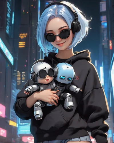 kawaii panda,hk,harajuku,cg artwork,vector girl,piko,pubg mascot,baby icons,cyberpunk,cyan,would a background,kids illustration,portrait background,little panda,honmei choco,persona,panda,japanese icons,cyber,anime 3d,Photography,General,Cinematic