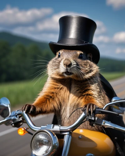 mongoose,musical rodent,alpine marmot,groundhog,animals play dress-up,polecat,weasel,hoary marmot,squirell,anthropomorphized animals,motorcyclist,racked out squirrel,beaver rat,relaxed squirrel,ferret,ground squirrel,marmot,groundhog day,cat sparrow,coypu