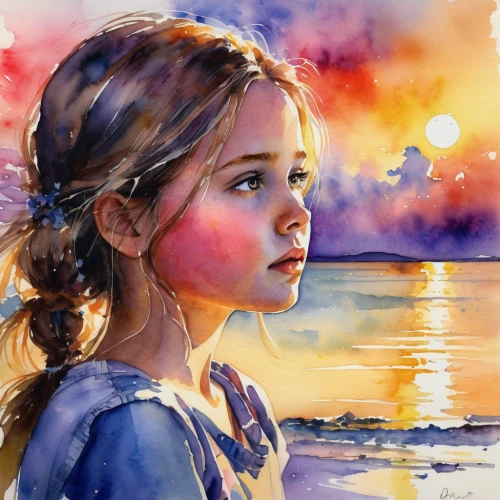 watercolor paint,watercolor painting,watercolor,watercolor background,water colors,watercolor pencils,watercolor blue,watercolors,mystical portrait of a girl,watercolour,water color,watercolor women accessory,young girl,photo painting,watercolor paint strokes,art painting,little girl in wind,girl portrait,girl on the river,girl drawing,Illustration,Paper based,Paper Based 03