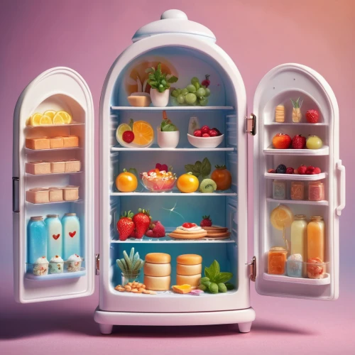 doll kitchen,refrigerator,ice cream maker,ice cream icons,dollhouse accessory,doll house,fridge,kitchen cart,kitchen shop,food storage,food icons,dolls houses,kitchenette,fruits icons,baking equipments,frozen vegetables,pantry,confiserie,fruit icons,frozen food,Illustration,Realistic Fantasy,Realistic Fantasy 01