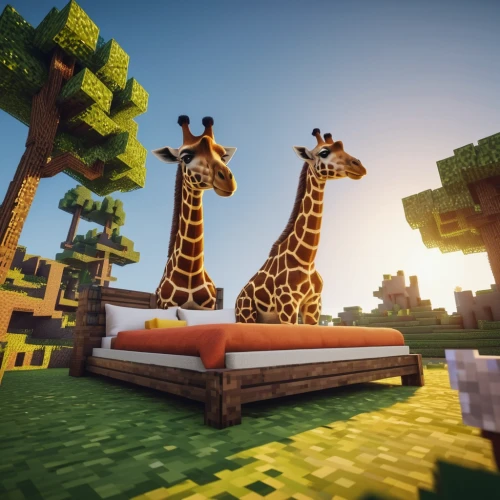 two giraffes,giraffes,giraffe,giraffidae,llamas,giraffe plush toy,stacked animals,deers,giraffe head,cheetahs,woodland animals,bed in the cornfield,zebras,scandia animals,diamond zebra,exotic animals,forest animals,minecraft,ravine,wooden sheep,Photography,General,Natural