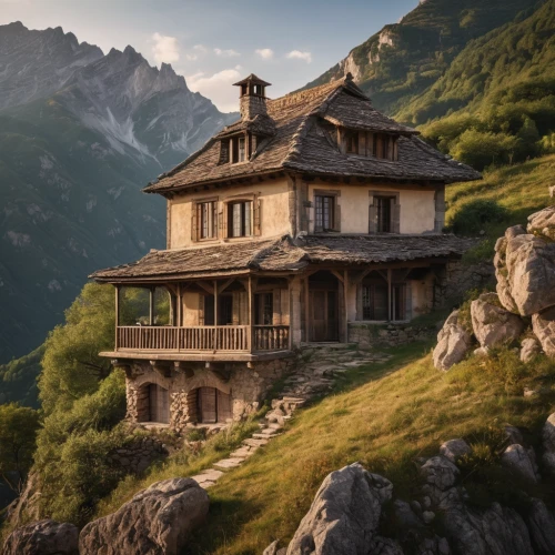 house in mountains,house in the mountains,ancient house,mountain hut,wooden house,the cabin in the mountains,mountain settlement,mountain huts,lonely house,swiss house,traditional house,alpine hut,chalet,miniature house,little house,small house,beautiful home,stone houses,alpine village,old house,Photography,General,Natural