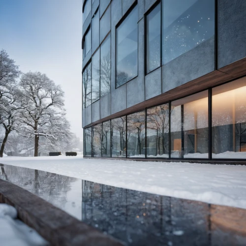 glass facade,frosted glass pane,glass facades,frosted glass,chancellery,winter house,glass panes,winter window,wintry,corten steel,the snow falls,ice rain,window film,glass wall,ice rink,snow scene,snow globe,structural glass,espoo,snow roof,Photography,General,Commercial