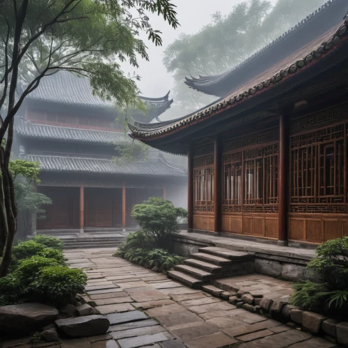 hall of supreme harmony,chinese architecture,chinese temple,asian architecture,morning mist,buddhist temple,south korea,hanok,suzhou,hyang garden,chinese art,yunnan,the mystical path,xi'an,hanging temple,white temple,forbidden palace,foggy day,korean culture,junshan yinzhen,Photography,General,Natural