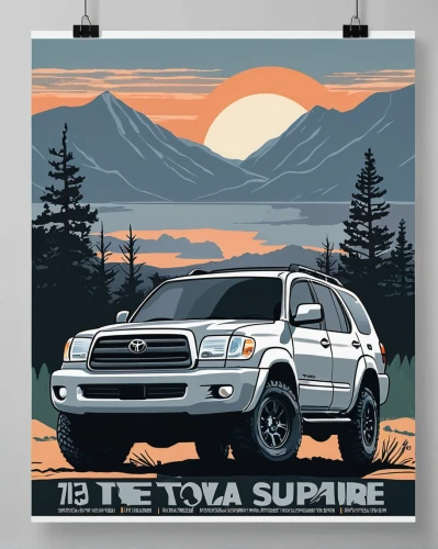 toyota 4runner,toyota tacoma,4 runner,toyota,toyota rav 4,toyota rav4,toyota tundra,toyota hilux,toyota fj cruiser,toyota land cruiser,toyota ft-hs,toyota rav4 ev,pickup-truck,toyota highlander,tundra,travel poster,vector graphic,isuzu trooper,summer tires,toyota bb,Illustration,Vector,Vector 01