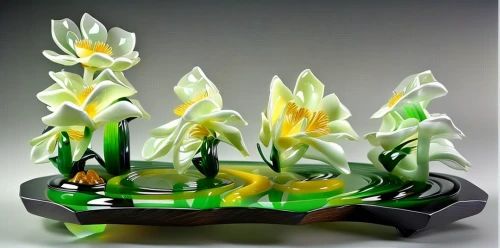 water lily plate,glass painting,lilies of the valley,glasswares,shashed glass,easter lilies,ikebana,paper art,flower art,lily of the valley,lilies,lillies,calla lilies,glass vase,palm lilies,peace lilies,flower vases,jonquils,flower bowl,galanthus