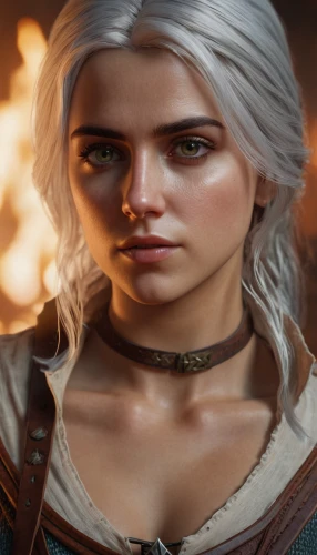 witcher,piper,fire eyes,lara,elven,nora,full hd wallpaper,game character,male elf,female warrior,mara,violet head elf,elsa,cinnamon girl,artemisia,main character,fiery,lena,firethorn,fire background,Photography,General,Commercial