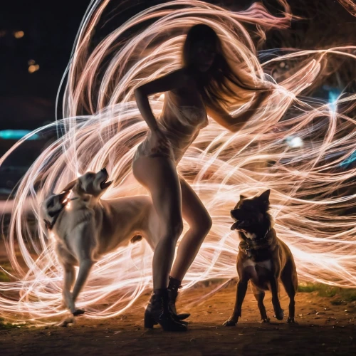fire dancer,fire dance,drawing with light,fire artist,dog playing,girl with dog,dog-photography,dog photography,dog running,sparks,long exposure,dancing flames,light trail,burning man,light painting,fire eater,fire-eater,long exposure light,running dog,firedancer,Photography,Artistic Photography,Artistic Photography 04