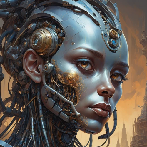 cybernetics,cyborg,biomechanical,sci fiction illustration,humanoid,cyberpunk,scifi,robotic,droid,sci fi,ai,steampunk,artificial intelligence,robot,streampunk,cyber,robot eye,robots,c-3po,sci - fi,Conceptual Art,Fantasy,Fantasy 01