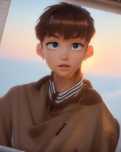 digital painting,world digital painting,soft pastel,study,anime boy,hand digital painting,child portrait,agnes,tan chen chen,chen,little boy,child boy,noah,photo painting,hanbok,mako,scout,cinnamon girl,goldenlight,animation,Game&Anime,Pixar 3D,Pixar 3D