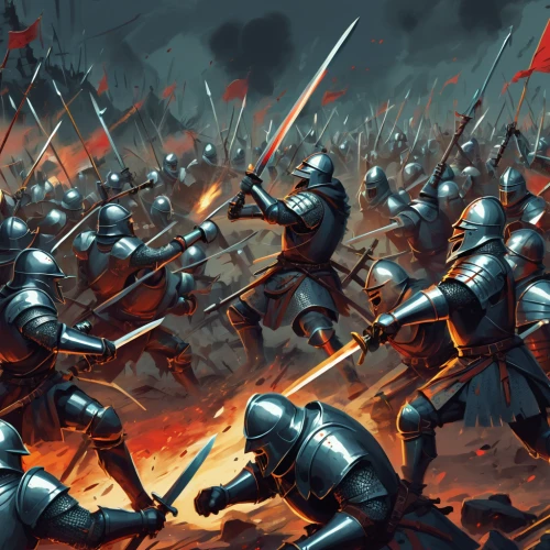 battle,cleanup,wall,the war,historical battle,patrol,massively multiplayer online role-playing game,defense,the sea of red,aaa,combat,assault,skirmish,charge,shield infantry,knight festival,war,game illustration,clash,conquest,Conceptual Art,Fantasy,Fantasy 02