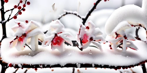 snow cherry,winter cherry,christmas snowy background,snow tree,snow trees,cherry branches,ornamental cherry,bleeding heart,cold cherry blossoms,frosted rose hips,snowy still-life,snow landscape,snow scene,plum blossoms,winter background,snowdrift,tulip on snow,ice flowers,winter blooming cherry,japanese floral background