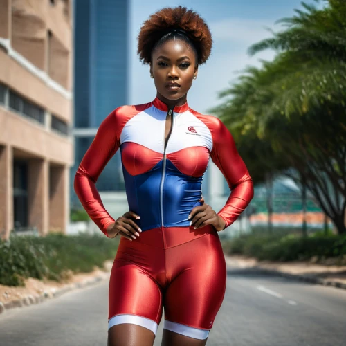 sprint woman,super woman,super heroine,red super hero,latex clothing,super hero,maria bayo,bicycle clothing,bodypaint,superhero,sports gear,sports girl,ghana,photo session in bodysuit,strong woman,athletic body,woman strong,nigeria woman,bicycle jersey,leotard,Photography,General,Natural
