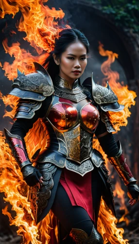 mulan,female warrior,warrior woman,fire siren,flame spirit,fire angel,firedancer,woman fire fighter,dragon fire,fiery,fire background,dancing flames,pillar of fire,flame of fire,fire dance,fire master,asian costume,breastplate,fire dancer,firethorn,Photography,General,Fantasy