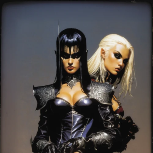 birds of prey,gothic portrait,shoulder pads,goth subculture,goths,bad girls,birds of prey-night,gothic fashion,callisto,underworld,goth like,gothic,goth,goth weekend,angels of the apocalypse,goth woman,beauty icons,dark elf,dark angel,duo