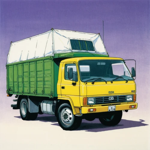 kei truck,m35 2½-ton cargo truck,commercial vehicle,truck,long cargo truck,ford cargo,kamaz,tank truck,daf 66,light commercial vehicle,isuzu forward,lorry,isuzu,garbage truck,concrete mixer truck,scrap truck,18-wheeler,delivery truck,garbage collector,volvo 300 series,Illustration,Japanese style,Japanese Style 05