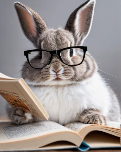 reading glasses,book glasses,bookworm,domestic rabbit,reading owl,librarian,scholar,e-book readers,to study,relaxing reading,european rabbit,publish a book online,leveret,reader,author,read a book,professor,spectacles,peter rabbit,reading,Photography,General,Natural