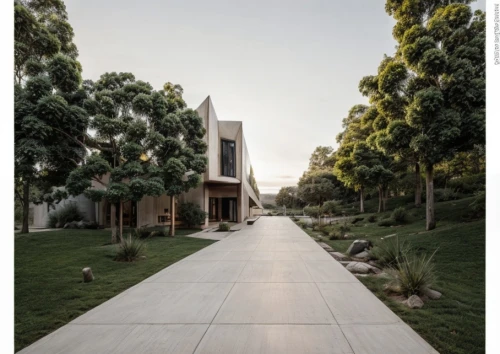 archidaily,residential,corten steel,modern architecture,palo alto,exposed concrete,modern house,mid century house,driveway,paved square,residential house,landscape designers sydney,landscape design sydney,dunes house,kirrarchitecture,mid century modern,californian white oak,bendemeer estates,stanford university,contemporary,Architecture,General,Modern,Organic Modernism 1