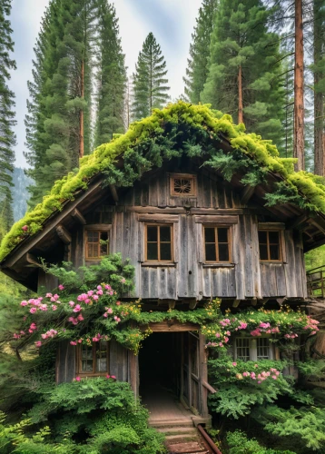 house in the forest,log home,wooden house,tree house,log cabin,grass roof,tree house hotel,house in mountains,japanese architecture,timber house,treehouse,house in the mountains,little house,miniature house,traditional house,wooden roof,small house,roof landscape,wooden houses,the cabin in the mountains,Photography,General,Natural