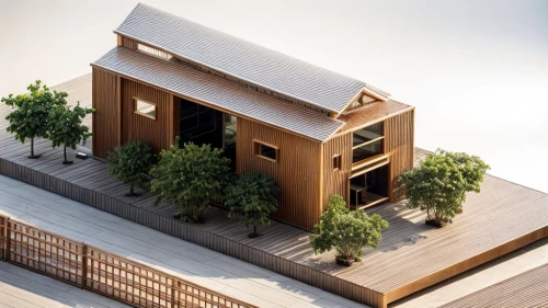 timber house,wooden house,model house,wooden facade,3d rendering,miniature house,dunes house,japanese architecture,residential house,wooden sauna,render,wooden houses,small house,cubic house,archidaily,wooden construction,wooden hut,wood doghouse,asian architecture,cube stilt houses,Architecture,Commercial Building,Masterpiece,Humanitarian Modernism